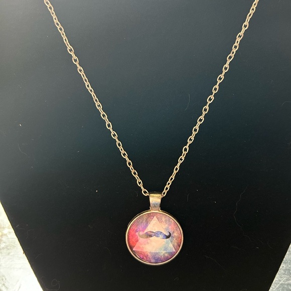 Long Moustache Necklace - Picture 2 of 3